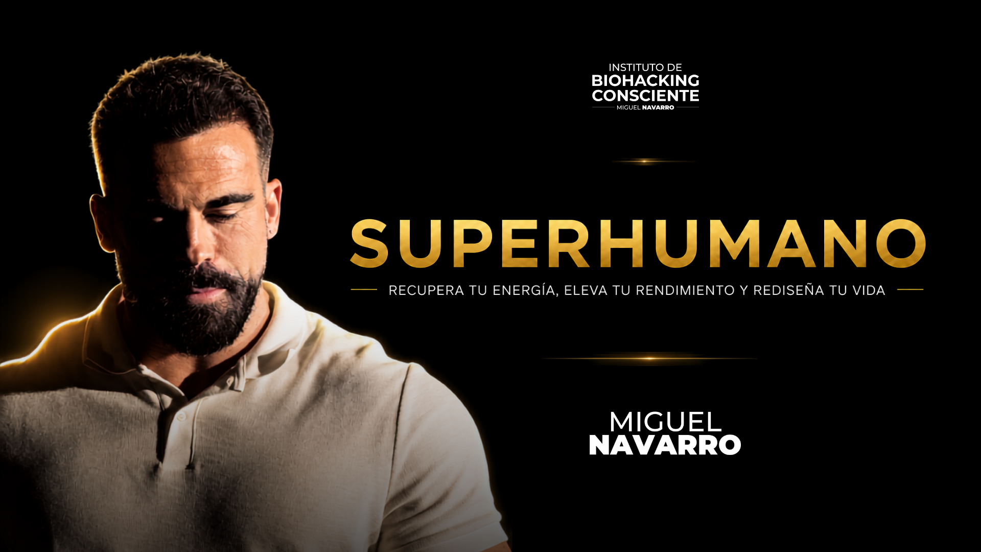 Portada oficial de Superhumano, programa de Miguel Navarro
